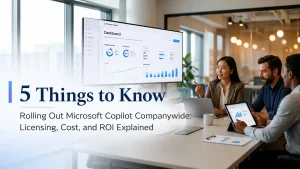 5 Things to Know Before Rolling Out Microsoft Copilot Companywide Licensing, Cost, and ROI Explained