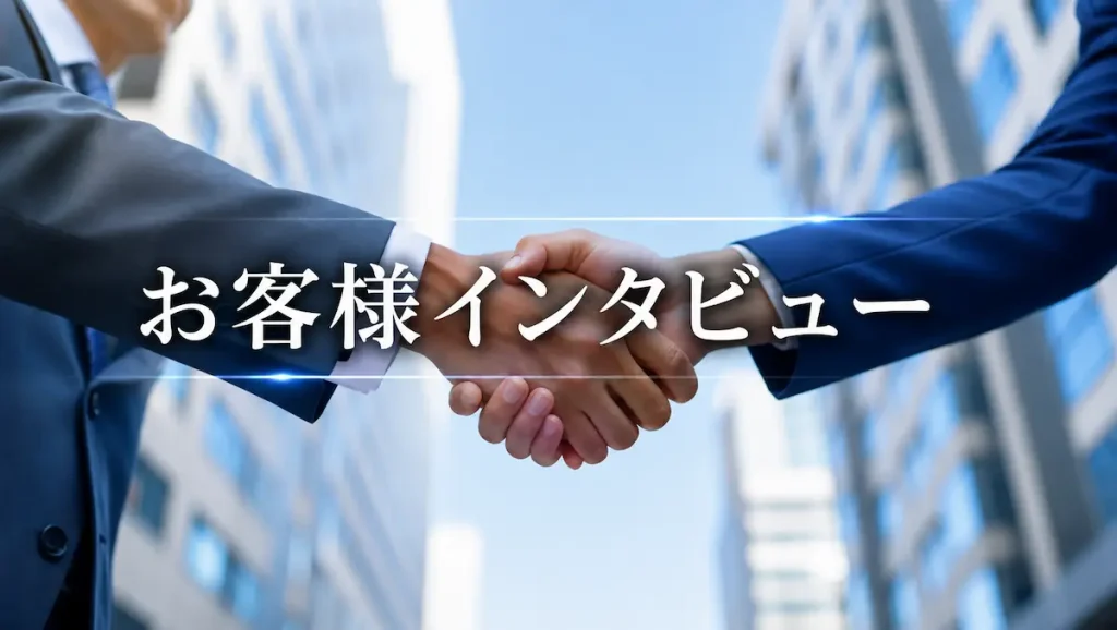 お客様インタビュー