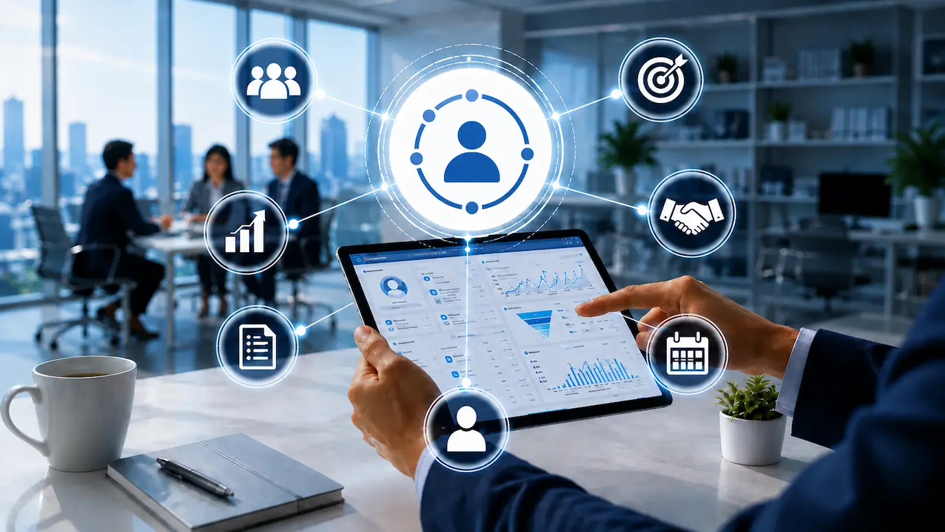 Microsoft Dynamics 365 Salesのイメージ図