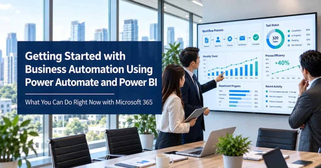 Getting Started with Business Automation Using Power Automate and Power BI